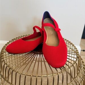 ❤️ Rothy’s The Mary Jane – Red – Size 8.5